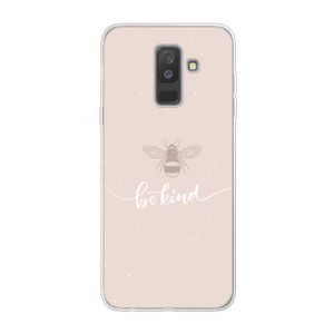Be(e) kind: Samsung Galaxy A6 Plus (2018) Transparant Hoesje