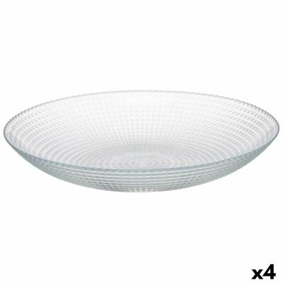 Bordenset Generation Transparant Glas 23 x 7 x 23 cm (4 Stuks)