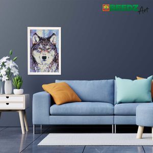 SES Creative Beedz art - Wolf