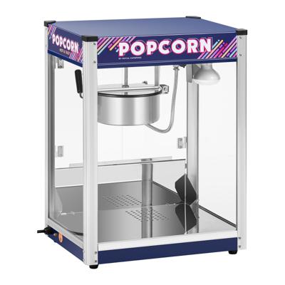 Popcornmachine blauw - 8 ons