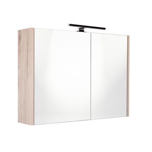 Best Design Spiegelkast Happy Halifax Incl. LED verlichting 80x60 cm Eiken