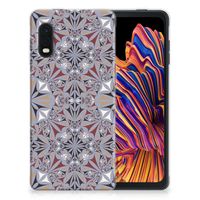 Samsung Xcover Pro TPU Siliconen Hoesje Flower Tiles