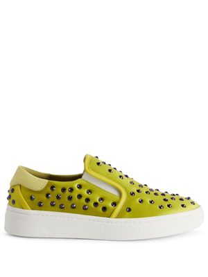 Giuseppe Zanotti baskets Gz94 en daim - Vert