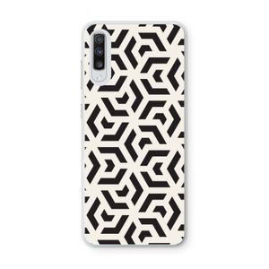 Crazy pattern: Samsung Galaxy A70 Transparant Hoesje
