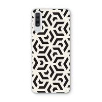 Crazy pattern: Samsung Galaxy A70 Transparant Hoesje