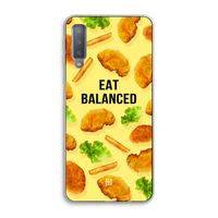 Eat Balanced: Samsung Galaxy A7 (2018) Transparant Hoesje