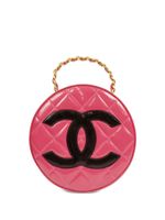 CHANEL Pre-Owned sac à main arrondi à design matelassé (1995) - Rose