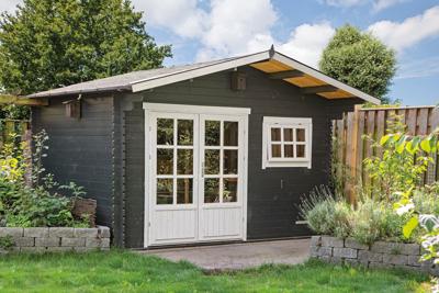 Blokhut - Tuinhuis Ingmar | 28 mm | vuren honinggeel geïmpregneerd