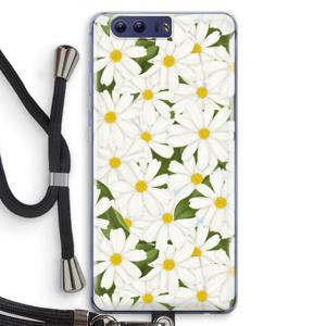 Summer Daisies: Honor 9 Transparant Hoesje met koord