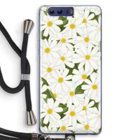 Summer Daisies: Honor 9 Transparant Hoesje met koord