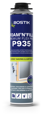 Bostik P935 Foam &apos;n&apos; Fill Premium Flex Pro | 750 ml | Wit - 30614683