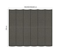 Harmonicadoek B 2,90 x L 4,00 m Cool Grey - Shadow comfort