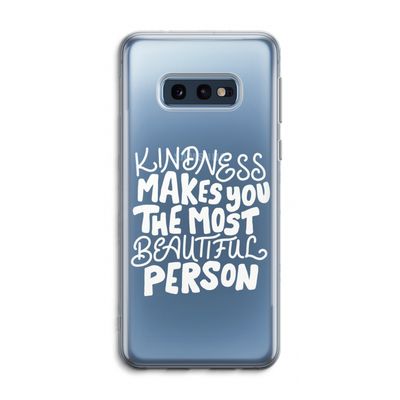 The prettiest: Samsung Galaxy S10e Transparant Hoesje