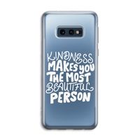 The prettiest: Samsung Galaxy S10e Transparant Hoesje