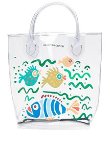 10 CORSO COMO grand sac cabas à logo imprimé - Blanc