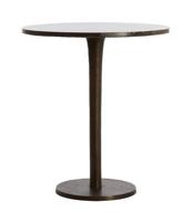 Light & Living Ronde Bijzettafel Pazo 48cm - Donkerbruin