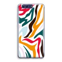 Colored Zebra: Honor 9 Transparant Hoesje
