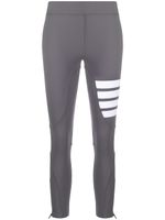 Thom Browne legging à détail 4 bandes signature - Gris