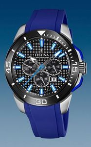 Horlogeband Festina F20642/1 Rubber Blauw