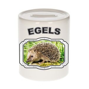 Dieren egel spaarpot - egels/ egels spaarpotten kinderen 9 cm