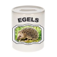 Dieren egel spaarpot - egels/ egels spaarpotten kinderen 9 cm - thumbnail