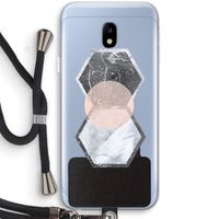 Creatieve toets: Samsung Galaxy J3 (2017) Transparant Hoesje met koord