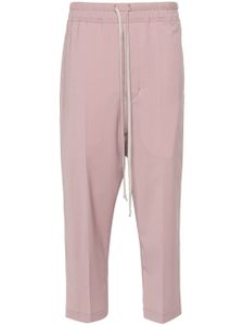 Rick Owens pantalon court à plis marqués - Rose