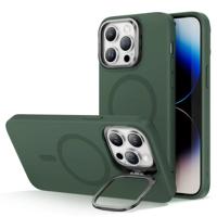 iPhone 14 Pro Max Cloud Soft Case with Stash Stand (HaloLock) - Green