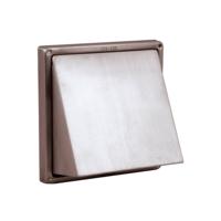 Nedco kaprooster - RVS - met terugslagklep - voor diameter 125mm
