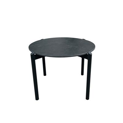 Castle Rock lounge tafel midnight grey dia. 67 cm - Oosterik home