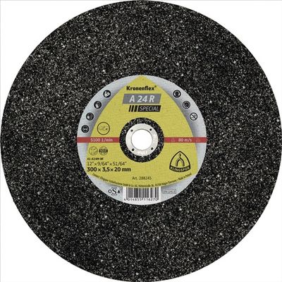 Klingspor Doorslijpschijf | D356x4,5 mm recht | staal | gat d. 25,4 mm | 10 stuks - 354414 354414