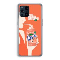 Peach please!: Oppo Find X3 Pro Transparant Hoesje