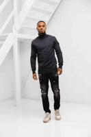 Malelions Knitted Turtleneck Sweater Heren Grijs - Maat XS - Kleur: Grijs | Soccerfanshop