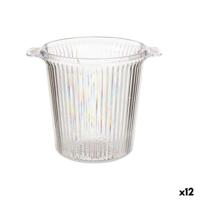 IJsemmer Leknes CH26183 CH26183 Transparant polyestyreen Strepen 16,5 x 17 x 21 cm (12 Stuks)