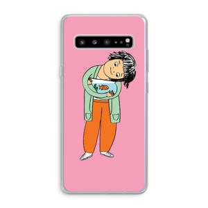 Visknuffel: Samsung Galaxy S10 5G Transparant Hoesje