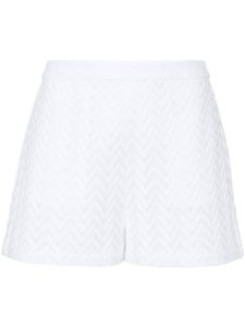 Missoni short à motif zig-zag - Blanc