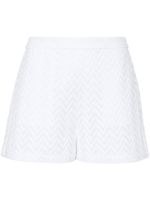 Missoni short à motif zig-zag - Blanc