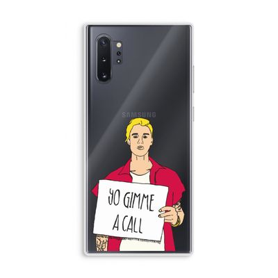 Gimme a call: Samsung Galaxy Note 10 Plus Transparant Hoesje