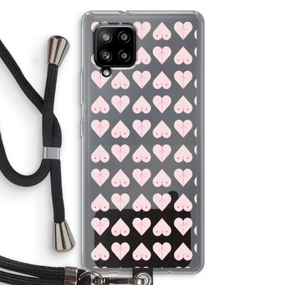 Ass 'n Titties: Samsung Galaxy A42 5G Transparant Hoesje met koord