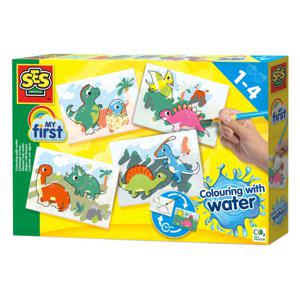 SES My First Kleuren met Water Dino's