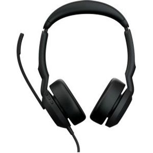 Jabra Evolve2 50 Headset Bedraad Hoofdband Kantoor/callcenter USB Type-A Zwart