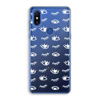 Eye pattern #3: Xiaomi Mi Mix 3 Transparant Hoesje