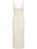 Dion Lee robe Coral en crochet - Blanc Dion Lee robe Coral en crochet - Blanc