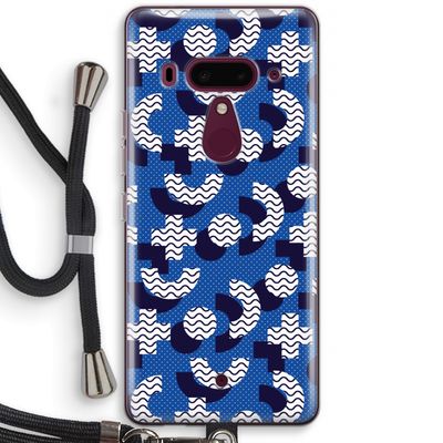 8-bit N°5: HTC U12+ Transparant Hoesje met koord