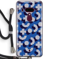 8-bit N°5: HTC U12+ Transparant Hoesje met koord