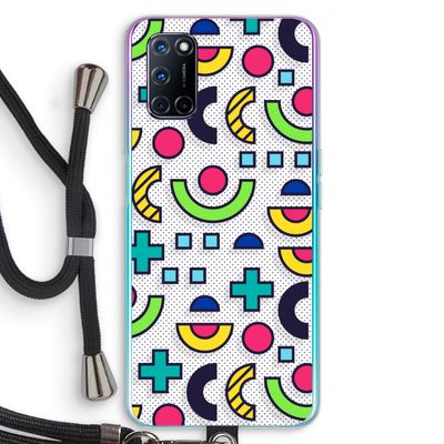 8-bit N°6: Oppo A52 Transparant Hoesje met koord