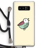 Birdy: Samsung Galaxy Note 8 Transparant Hoesje met koord