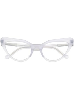 VAVA Eyewear lunettes de vue à monture papillon - Tons neutres