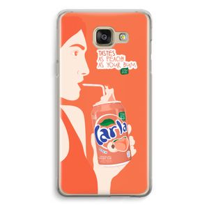 Peach please!: Samsung Galaxy A5 (2016) Transparant Hoesje