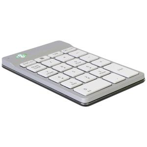 R-Go Tools Numeriek toetsenbord R-Go Numpad Break, ergonomisch numeriek toetsenbord met pauzesoftware, Bluetooth, wit